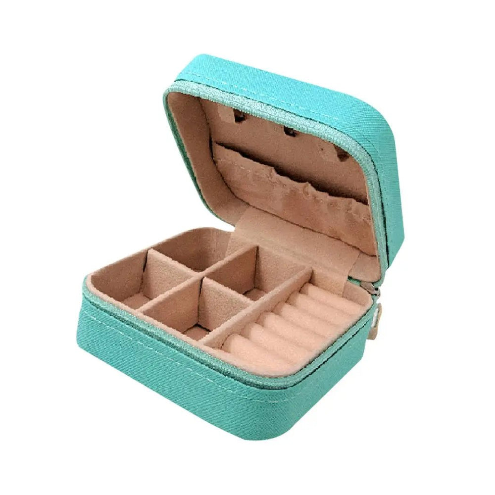 Howdy Letter Western Pattern Leather Jewelry Box - LECCE