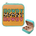 Howdy Letter Western Pattern Leather Jewelry Box - LECCE