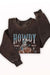 Howdy Rodeo Cowboy Mineral Graphic Terry Sweatshirts - LECCE