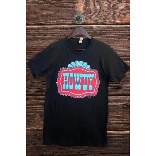 Howdy T-shirt Black - LECCE