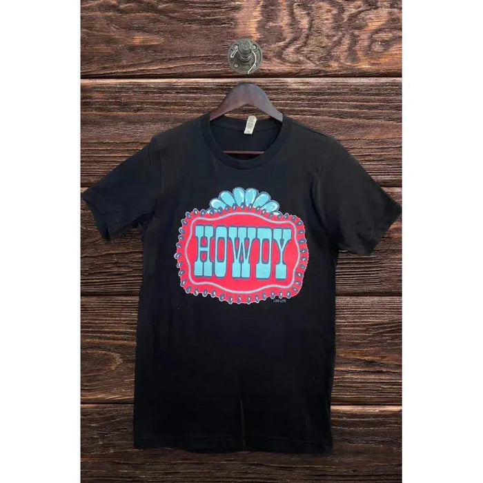 Howdy T-shirt Black - LECCE
