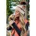 HTE0030 Penelope Southwest Pattern Pom Beanie - LECCE