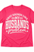 That Sounds Like My Husband's Problem Graphic Tee enlarged on white background