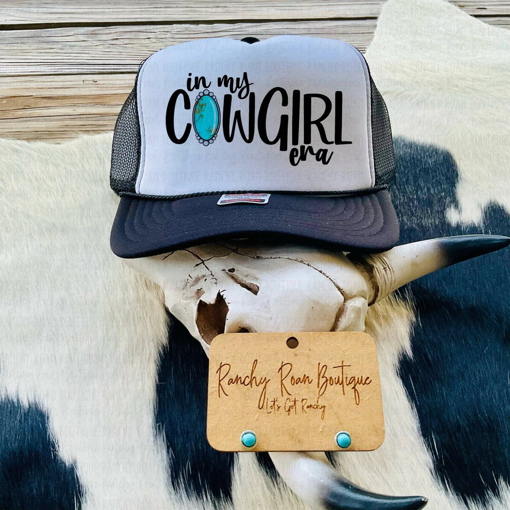 In My Cowgirl Era Western Foam Front Trucker Hat - LECCE