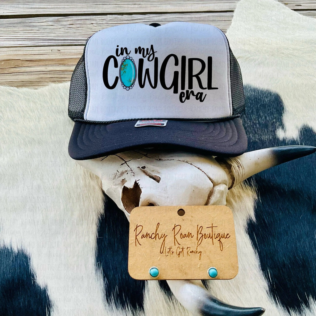 In My Cowgirl Era Western Foam Front Trucker Hat