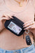 Journey Clippable ID Wallet Pouch - Compact Travel Organizer with Keychain Clip - LECCE