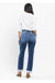 Judy Blue High Waist Contrast Wash Thermal Straight - LECCE