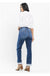 Judy Blue High Waist Contrast Wash Thermal Straight - LECCE
