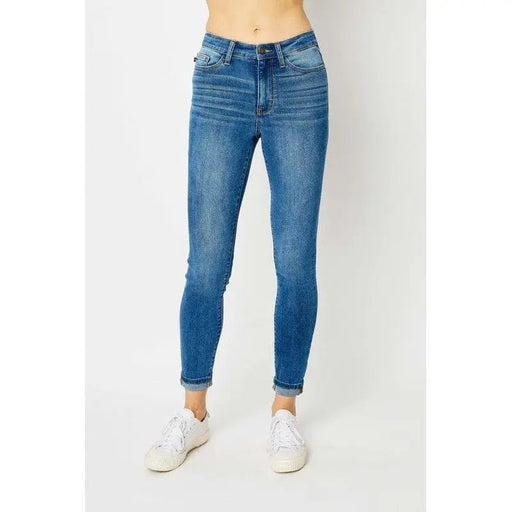 Judy Blue Hw Cuffed Hem Skinny - LECCE