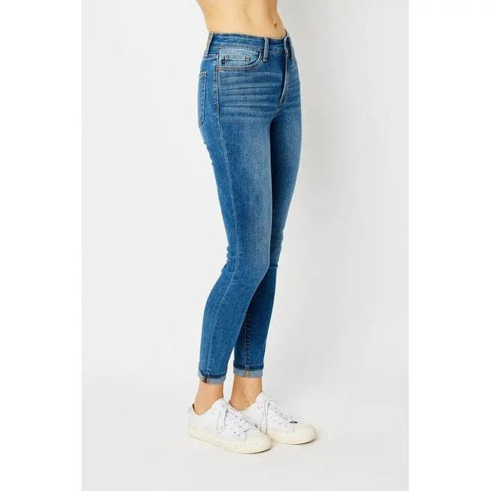 Judy Blue Hw Cuffed Hem Skinny - LECCE
