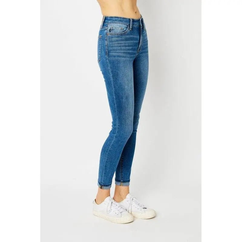 Judy Blue Hw Cuffed Hem Skinny - LECCE