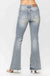 Judy Blue Midrise Tinted Pin Tack Detail Flare - LECCE