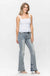 Judy Blue Midrise Tinted Pin Tack Detail Flare - LECCE