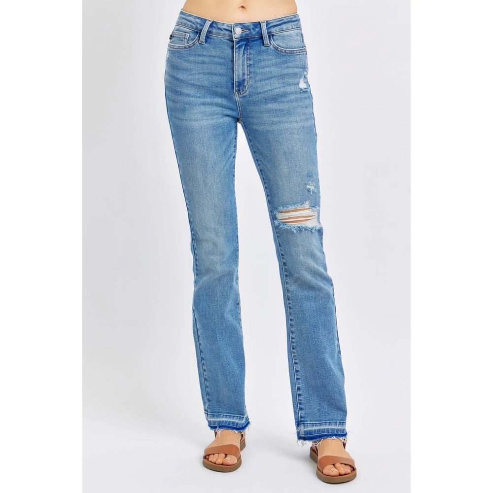 Judy Blue Mr Destroy &amp Released Hem Bootcut - LECCE