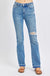 Judy Blue Mr Destroy &amp Released Hem Bootcut - LECCE