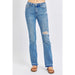 Judy Blue Mr Destroy &amp Released Hem Bootcut - LECCE