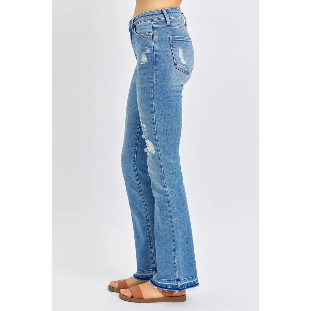 Judy Blue Mr Destroy &amp Released Hem Bootcut - LECCE