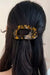 Jumbo Oval Lay - Flat Hair Claw Clip – Strong Hold, All - Day Comfort - LECCE