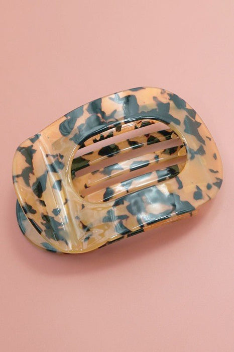 Jumbo Oval Lay - Flat Hair Claw Clip – Strong Hold, All - Day Comfort - LECCE