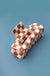 Jumbo Resin Checker Hair Claw Clips - LECCE