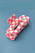 Jumbo Resin Checker Hair Claw Clips - LECCE