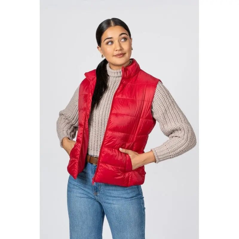 Junior Quilted Nylon Puffer Vest - LECCE