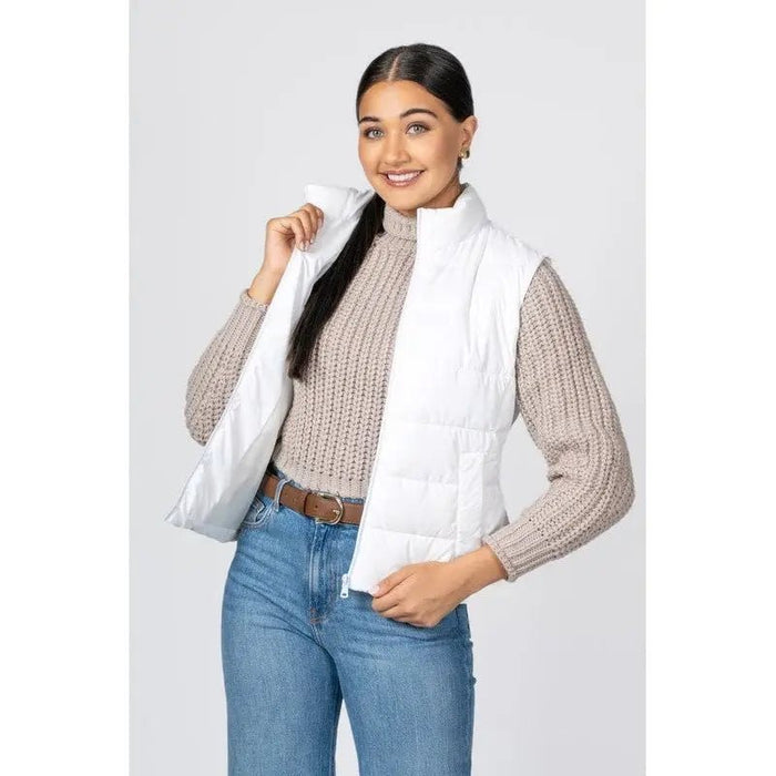 Junior Quilted Nylon Puffer Vest - LECCE