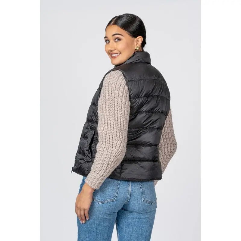 Junior Quilted Nylon Puffer Vest - LECCE