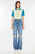 Kan Can 90'S CRISS CROSS STRAIGHT JEANS - LECCE