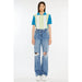 Kan Can 90'S CRISS CROSS STRAIGHT JEANS - LECCE