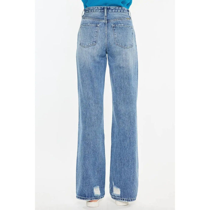 Kan Can 90'S CRISS CROSS STRAIGHT JEANS - LECCE