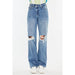 Kan Can 90'S CRISS CROSS STRAIGHT JEANS - LECCE