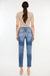 Kancan High Rise Distressed Mom Jeans - LECCE