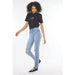 Kancan High Rise Slim Straight Jeans - LECCE