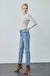 Kancan High Rise Slim Straight Jeans - LECCE