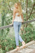 Kancan High Rise Slim Straight Jeans - LECCE