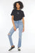 Kancan High Rise Slim Straight Jeans - LECCE