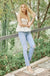 Kancan High Rise Slim Straight Jeans - LECCE