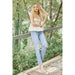 Kancan High Rise Slim Straight Jeans - LECCE
