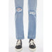 Kancan High Rise Slim Straight Jeans - LECCE