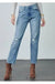 Kancan High Rise Slim Straight Jeans - LECCE