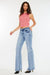 Kancan High Rise Wide Leg Flare Jeans - LECCE