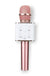 Karaoke Microphone with Power Bank Rose Gold - LECCE