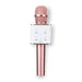 Karaoke Microphone with Power Bank Rose Gold - LECCE