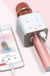 Karaoke Microphone with Power Bank Rose Gold - LECCE