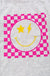 Kids Happy Emoji With Checker Printed Tee - LECCE