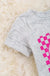 Kids Happy Emoji With Checker Printed Tee - LECCE