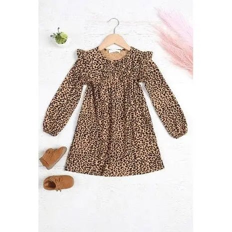 Kids Shirring Ruffle Detail Long Sleeve - LECCE