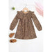 Kids Shirring Ruffle Detail Long Sleeve - LECCE