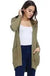 Knit Open Front Shawl Neck Cardigan - LECCE